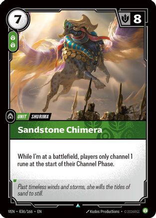Sandstone Chimera (036/166) - Vendetta-1