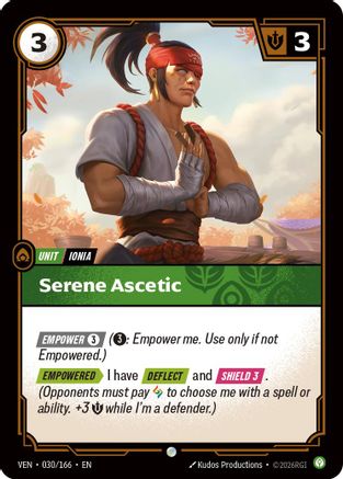 Serene Ascetic (030/166) - Vendetta-1