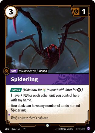Spiderling (097/166) - Vendetta-1