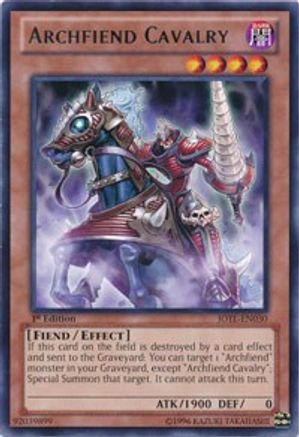 Archfiend Cavalry (JOTL-EN030) - Judgment of the Light 1st Edition-1
