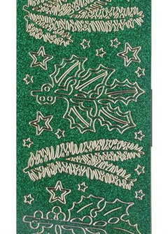 Deco Stickers - Pine/Holly Branches-1