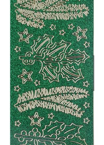 Deco Stickers - Pine/Holly Branches-1