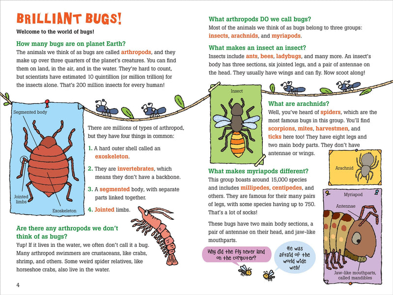 Peter Pauper Press - 100 Questions about Bugs - Ages 7+-2