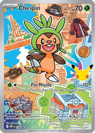 Chespin -  058 58 - First Partner Collection 2026 Holofoil-1