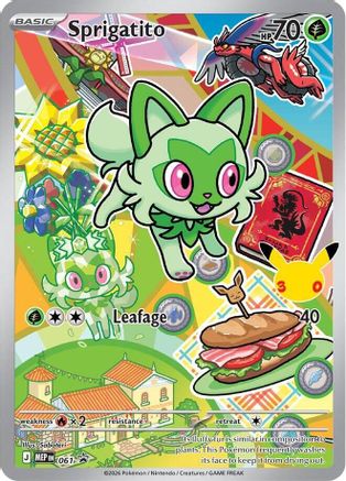 Sprigatito -  061 61 - First Partner Collection 2026 Holofoil-1