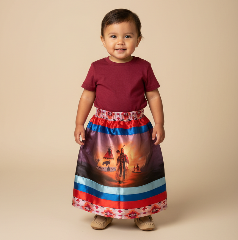 infants Spirit Ground Ribbon Skirt-4