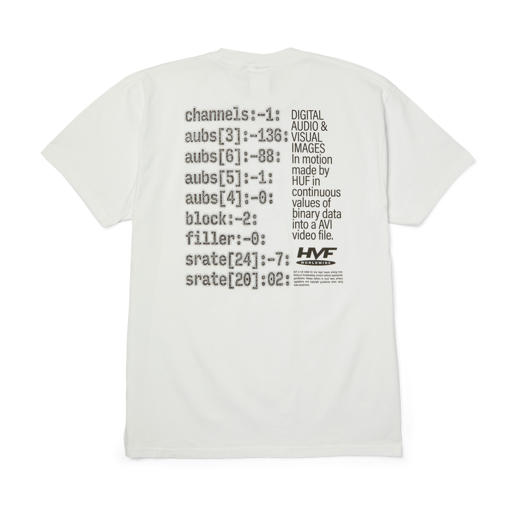 HUF 'H Cam' Tee - White-2