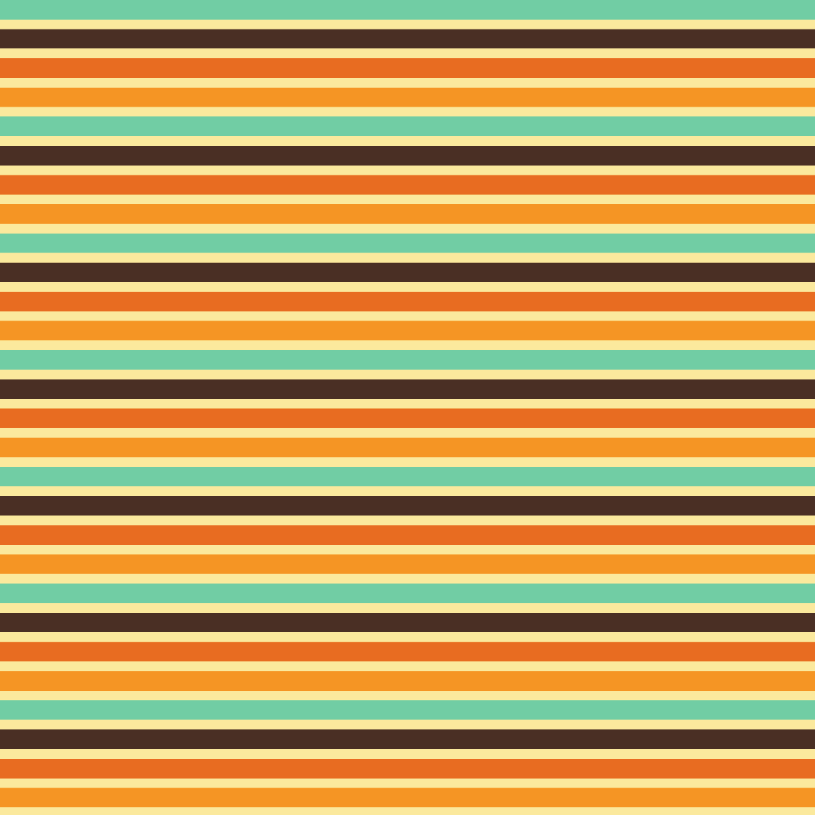 Craft HTV 70's Retro Golden - Mint Candy Stripe Pattern-1