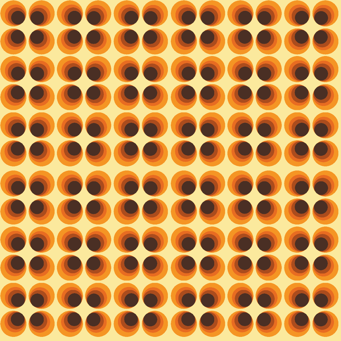 Craft HTV 70's Funky Vintage Circle Pattern-1