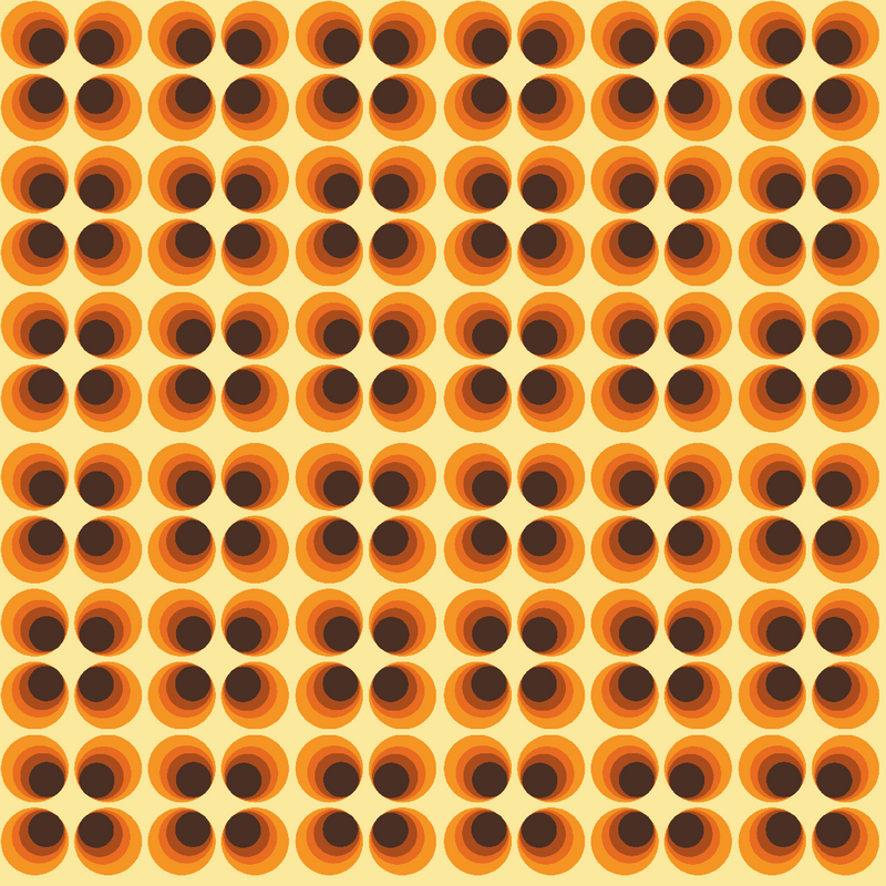 Craft HTV 70's Funky Vintage Circle Pattern-1