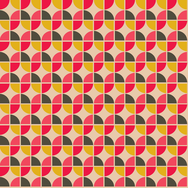 Craft HTV 70's Geometric Groovy Pattern-1