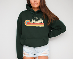 Retro 70s Camping Unisex Hoodie | Lake Apparel-4