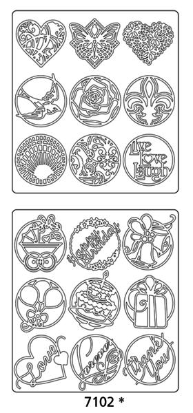 Peel Off Sticker -Seals Various-1