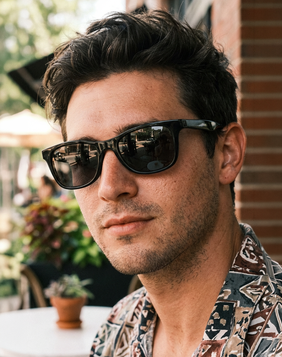 Boléro Luxor — Floating Classic Square Polarized Sunglasses-12