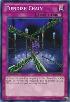Fiendish Chain (SDBE-EN034) - Structure Deck: Saga of Blue-Eyes White Dragon 1st Edition-1