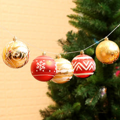 Christmas Tree Ball Ornaments 6cm, Bright Holiday Decorations-2