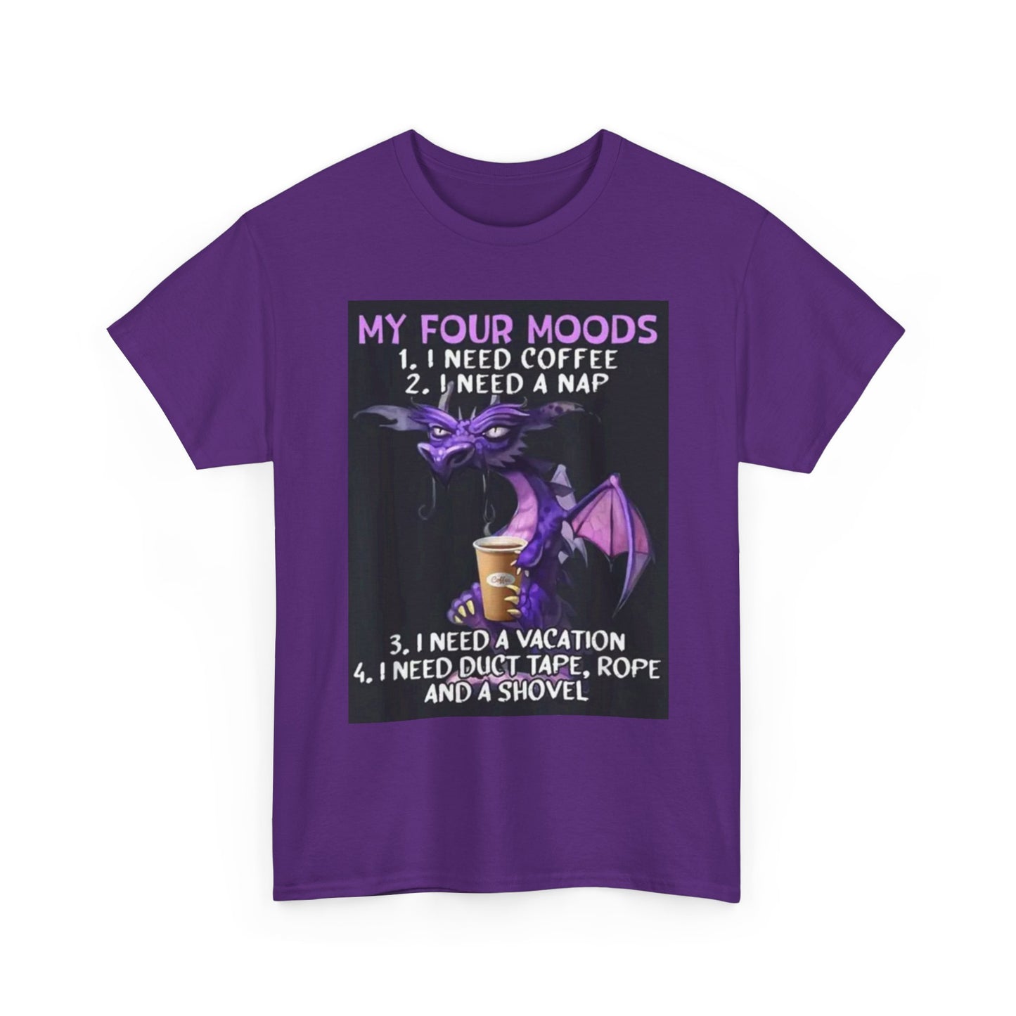 "My 4 Moods" Unisex Heavy Cotton Tee