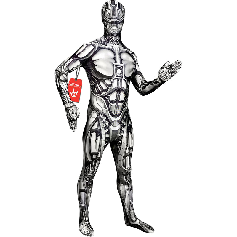 Morphsuits Monster The Android, Multi, Medium Skinsuit-1