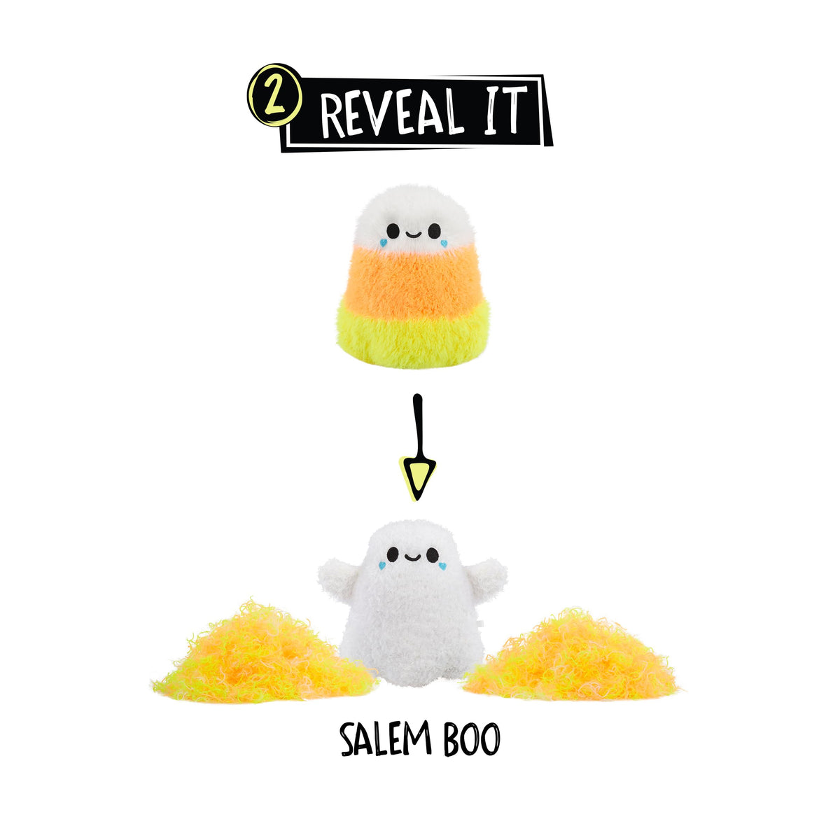 Fluffie Stuffiez Small Plush - Halloween Candy Corn-4