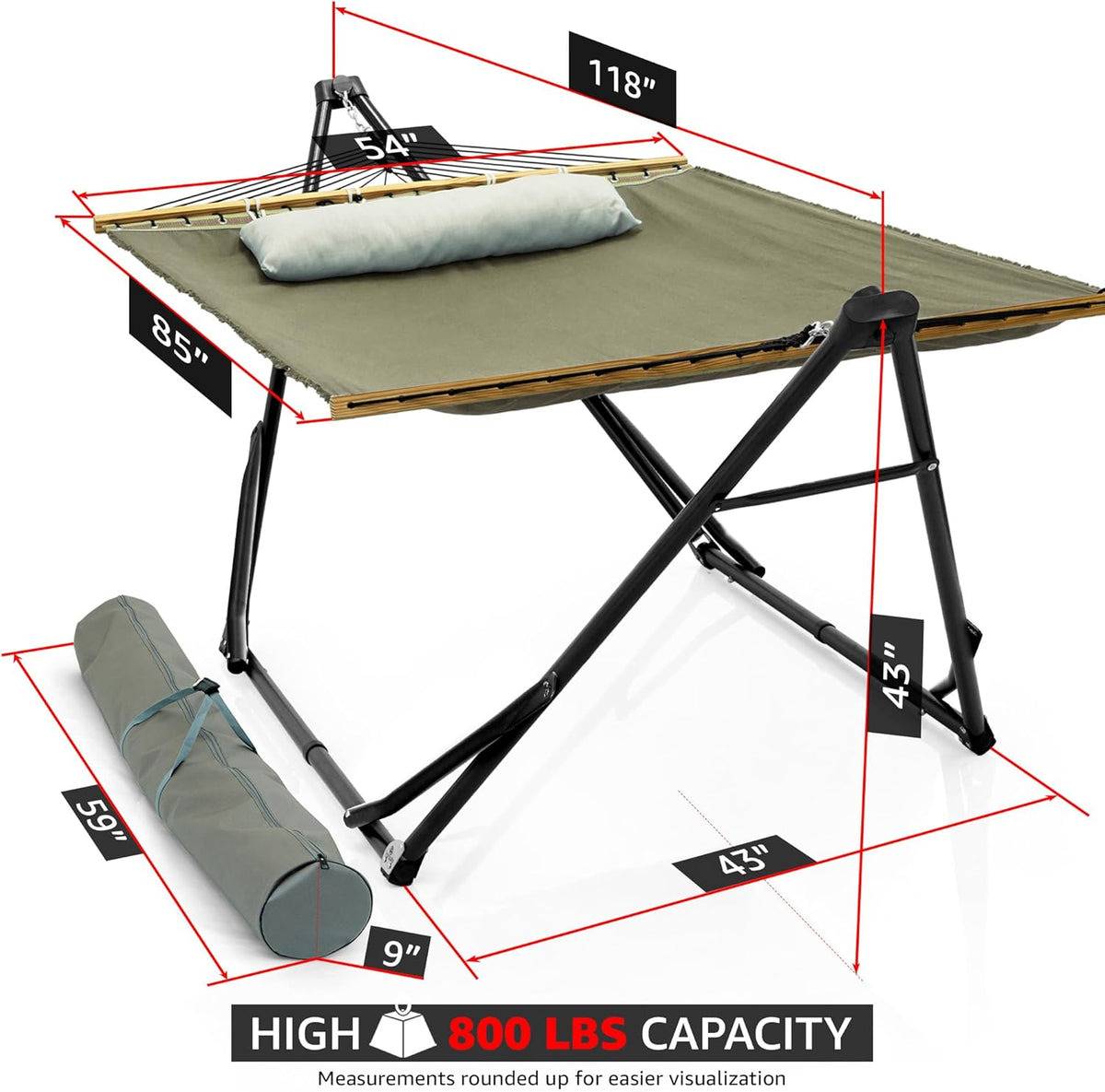 Unity Canvas Hammock Stand-47