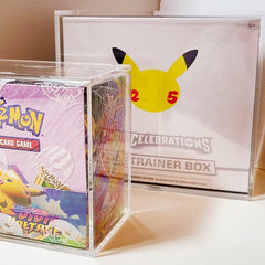 Pokemon ETB Elite Trainer Box w/ Sliding Lid Anti-UV - EVORETRO Acrylic Protector 4.0MM-2