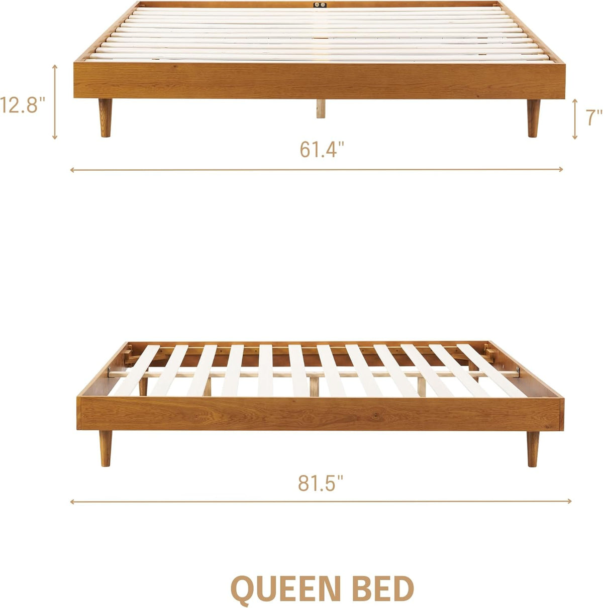 Estructura de cama de madera Fly-8