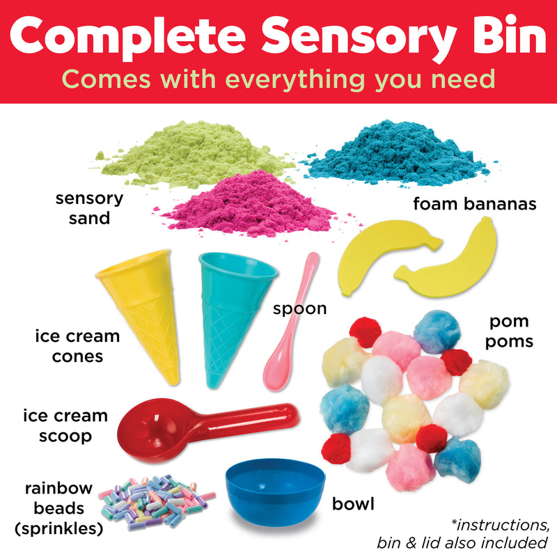 Faber-Castell / Creativity for Kids - Sensory Bin Ice Cream Shop Activity Bin - Ages 3+-4
