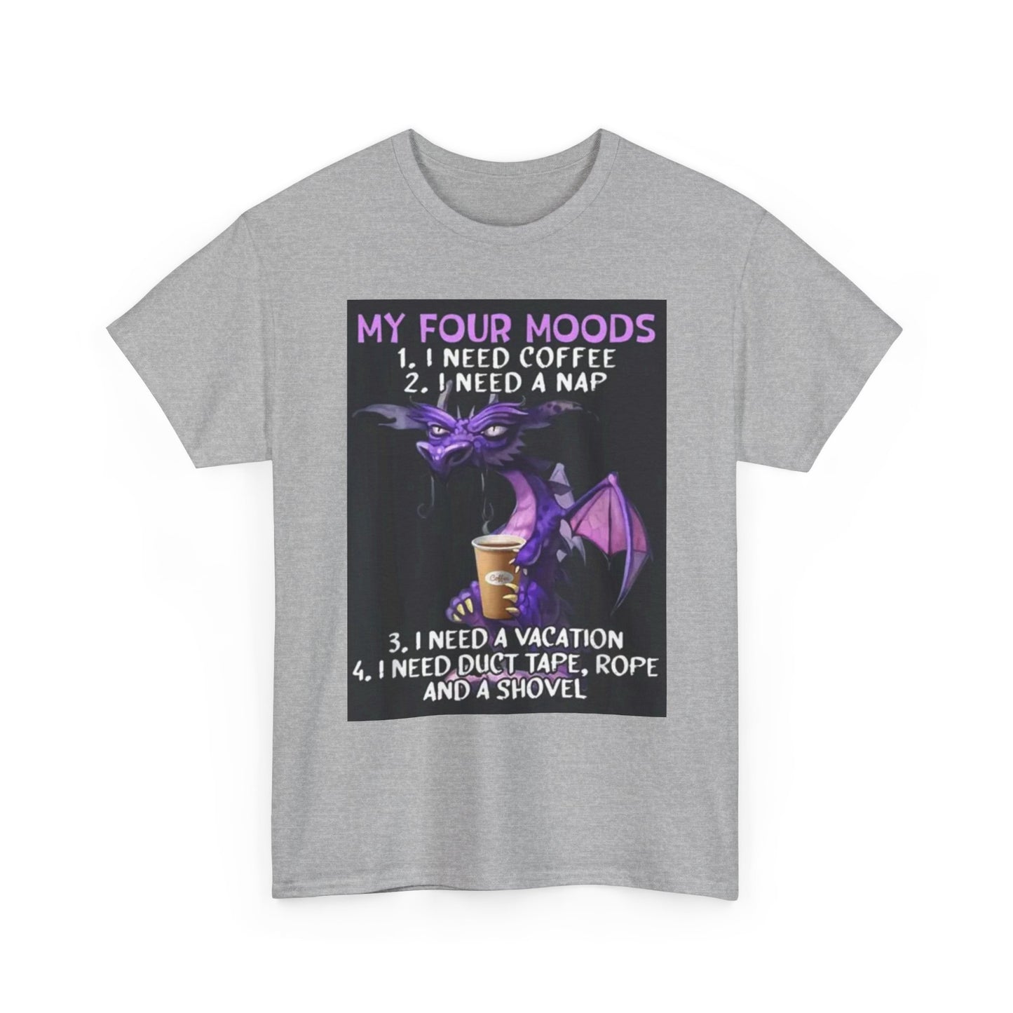 "My 4 Moods" Unisex Heavy Cotton Tee