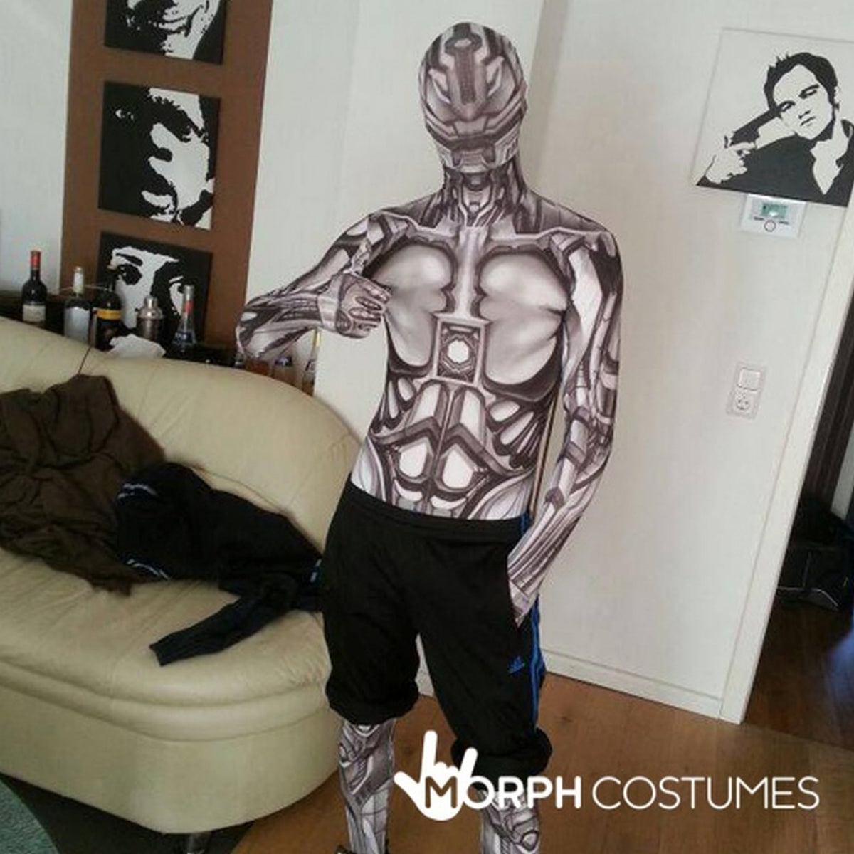 Morphsuits Monster The Android, Multi, Medium Skinsuit-7