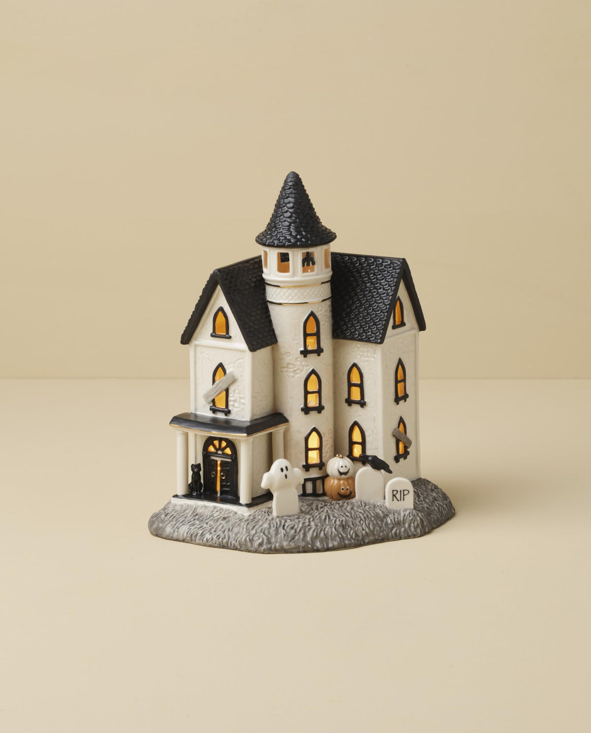 Lenox Vintage Halloween Light-Up Manor Figurine-5