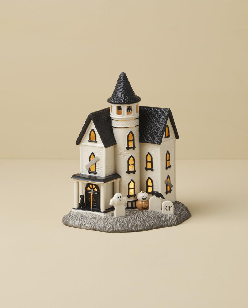 Lenox Vintage Halloween Light-Up Manor Figurine-5