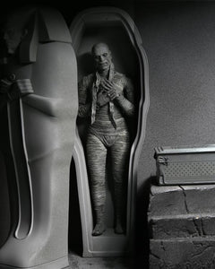 Universal Monsters Ultimate Mummy (Black & White) Figure-3