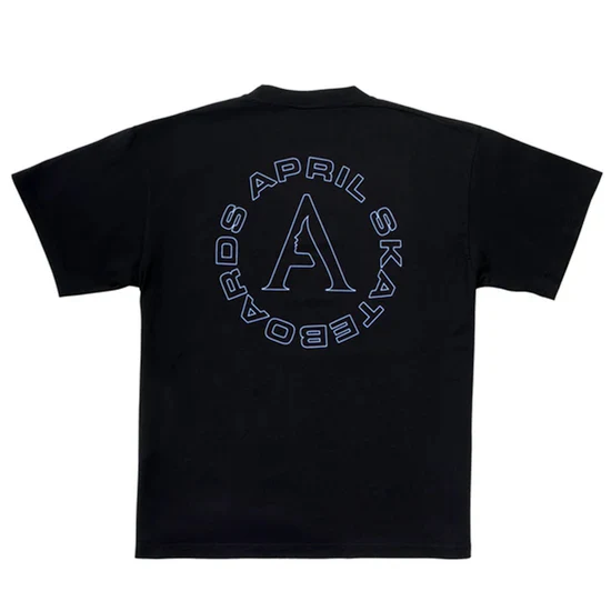 April Skateboards 'Full Circle' Tee - Black-2