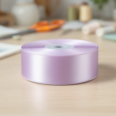 Satin Ribbon Double Face-Dusty Lilac #434- 3.8 cm Wide-1