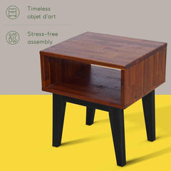 Mesita de Noche de Madera Maciza Serena-7