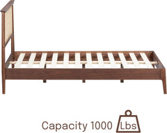 Ruby Natural Rattan Bed Frame-13
