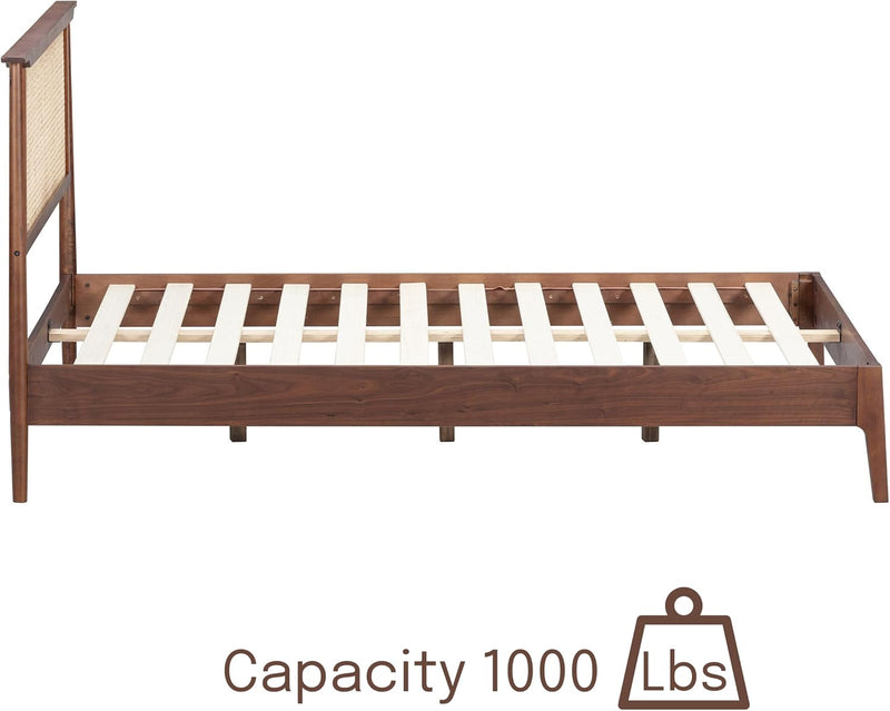 Ruby Natural Rattan Bed Frame-13