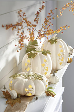 Lenox Harvest Lighted Pumpkin Small Halloween Centerpiece-3
