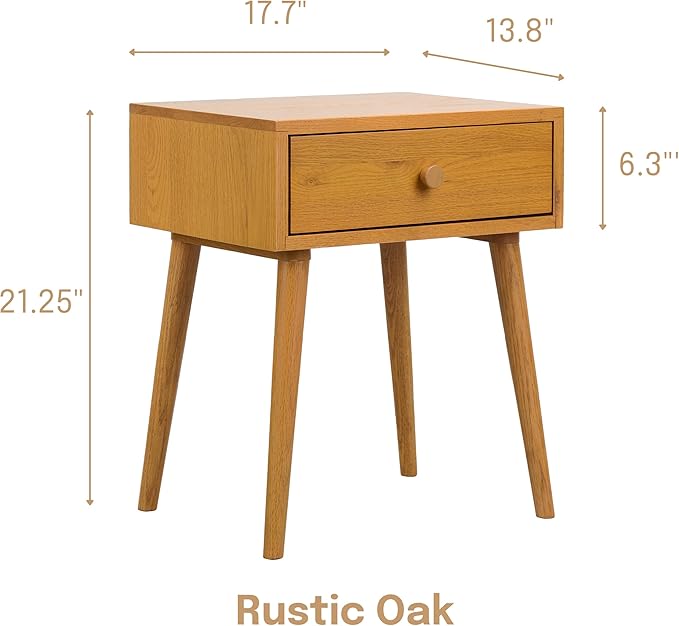 Mesa de noche Lux con cajón-9