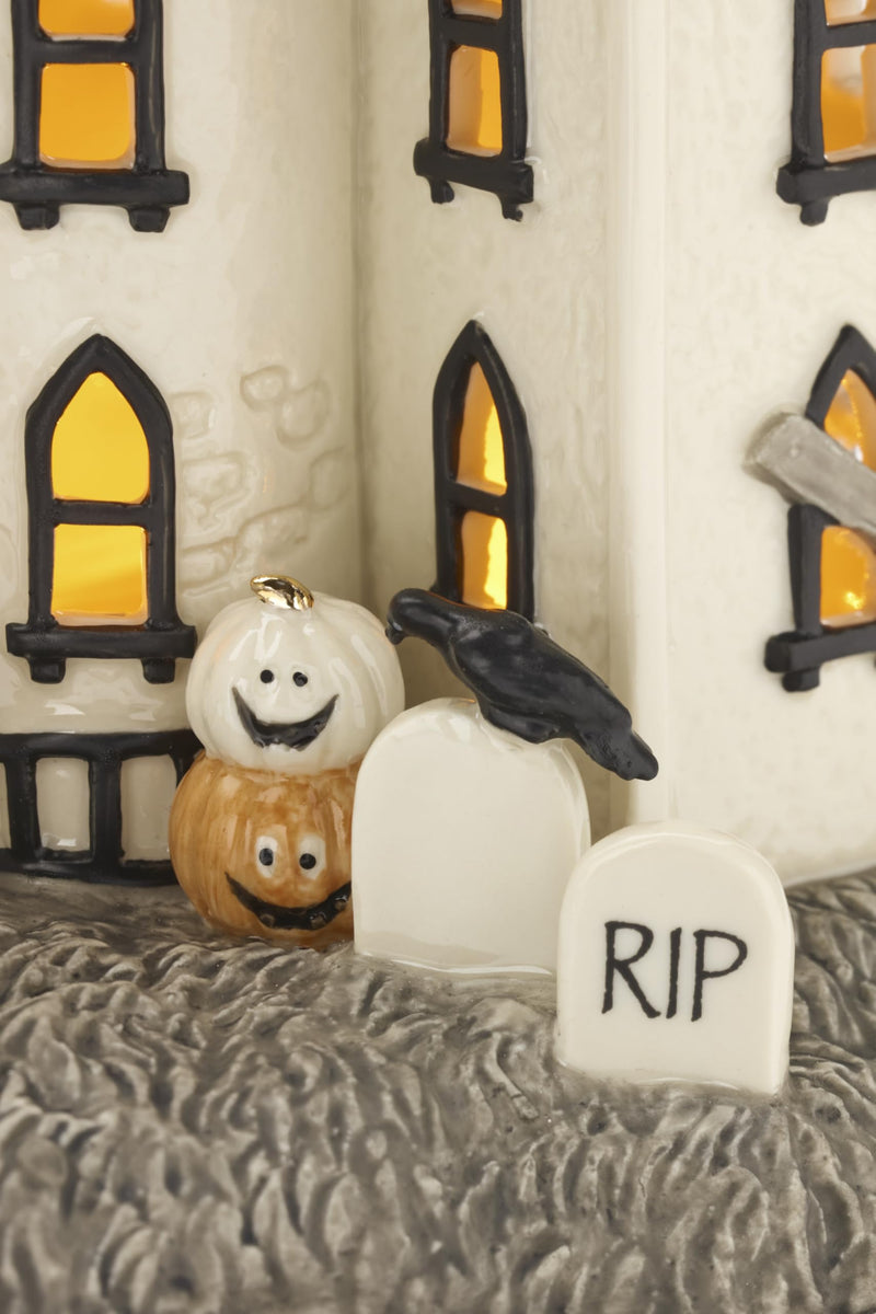 Lenox Vintage Halloween Light-Up Manor Figurine-3
