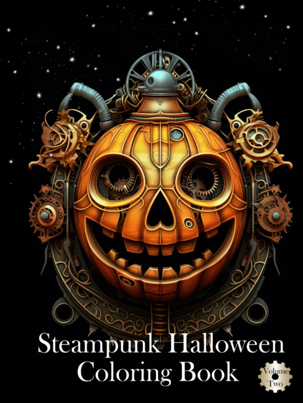 Steampunk Halloween Volume 2: Coloring Book for Adults-1