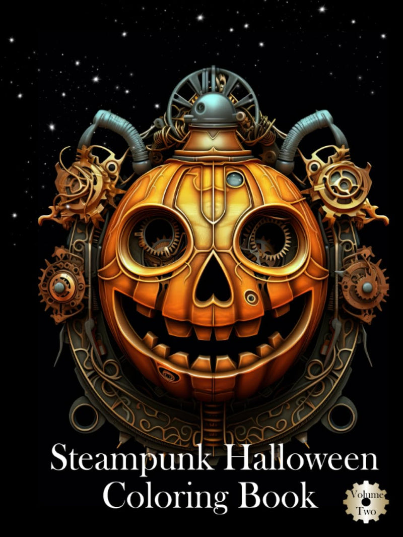 Steampunk Halloween Volume 2: Coloring Book for Adults-1