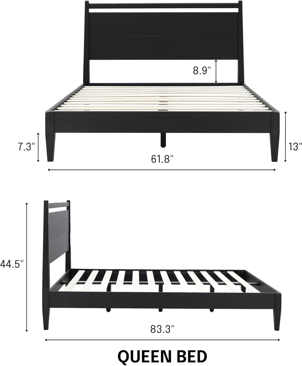 Estructura de cama de madera Adept-17