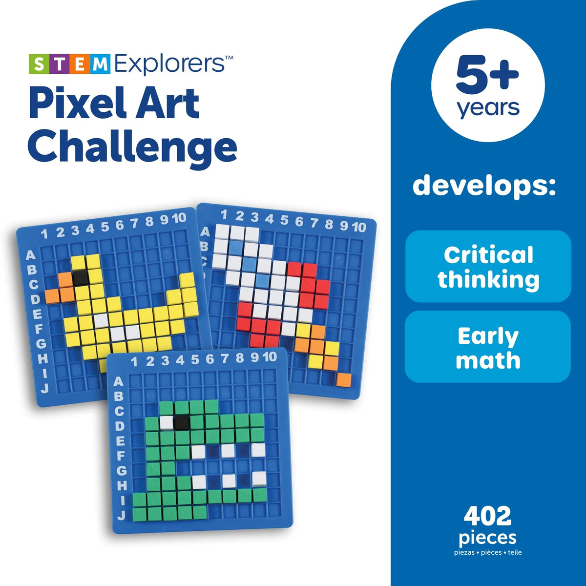Learning Resources STEM Explorers Pixel Art Challenge 🍁 All In One Marketplace Canada-6