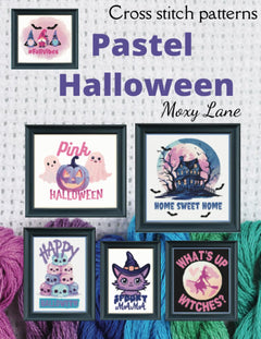 Pastel Halloween Cross stitch patterns-1