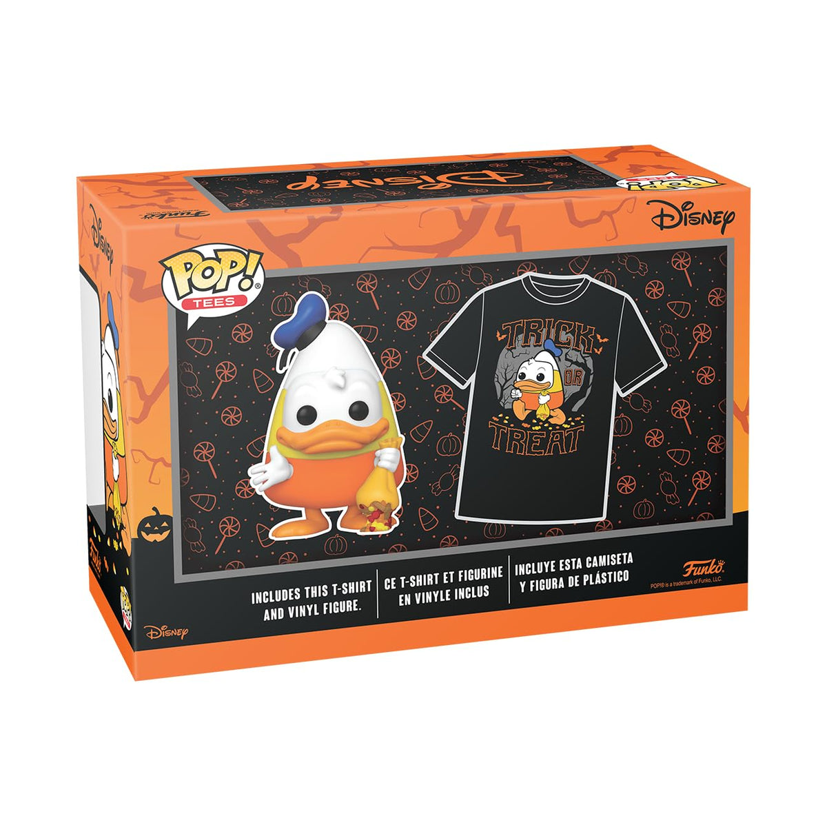Funko Pop! & Tee: Disney - Halloween Donald Duck - S-3