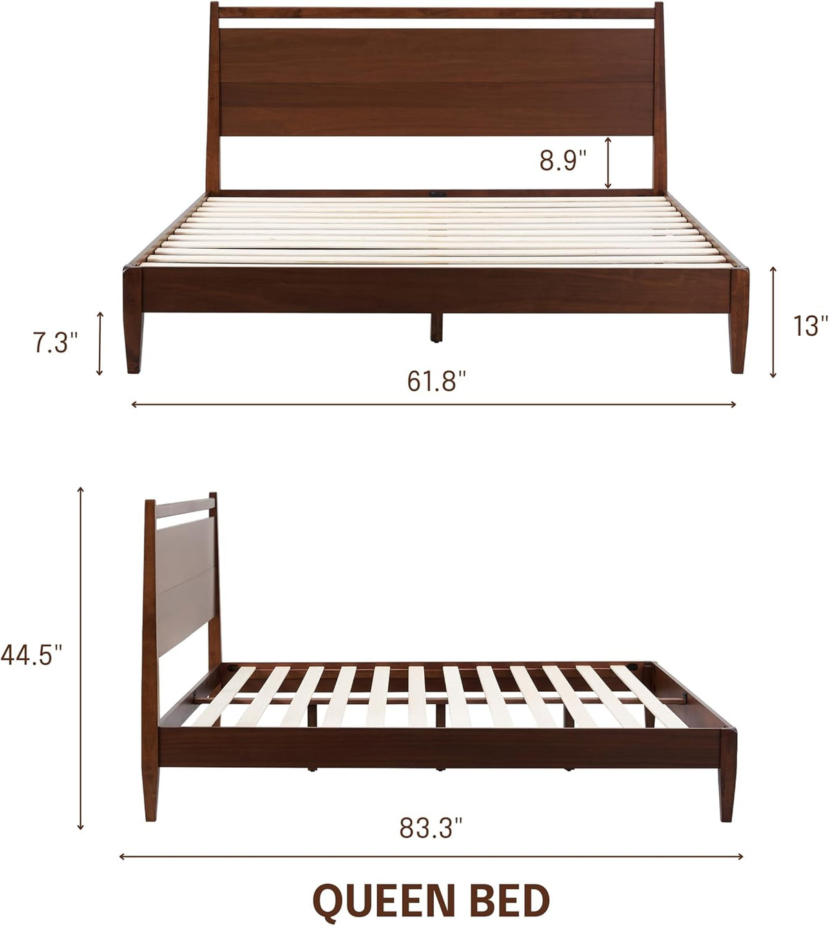 Estructura de cama de madera Adept-9