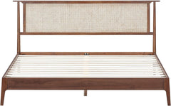 Ruby Natural Rattan Bed Frame-11