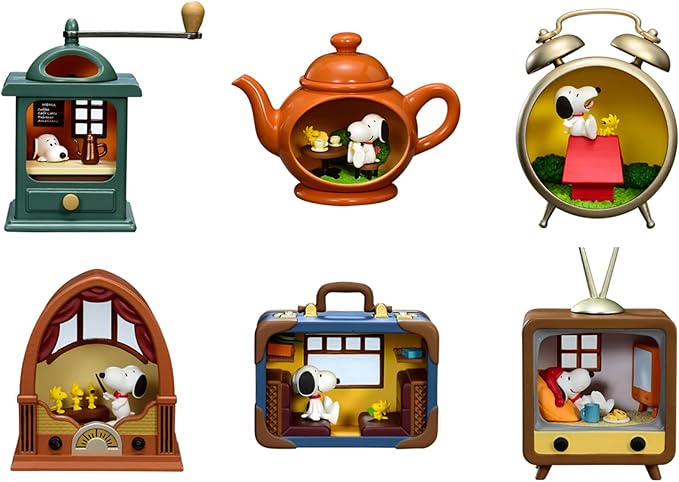 Snoopy's Antique Diorama Collection (1 Random Box) (Re-Ment Blind Box)-2