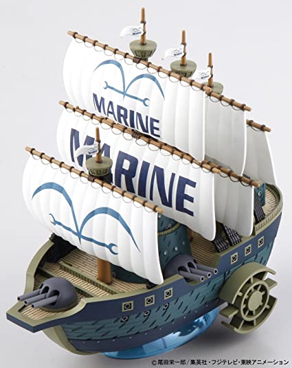 One Piece Grand Ship Collection  MARINE WARSHIP Model Kit-3